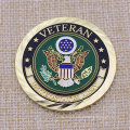 Soft Enamel Metal Us Army Challenge Coin for Collection